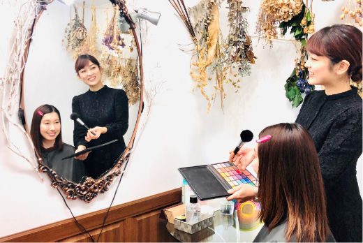 お着替え・ヘアメイク
